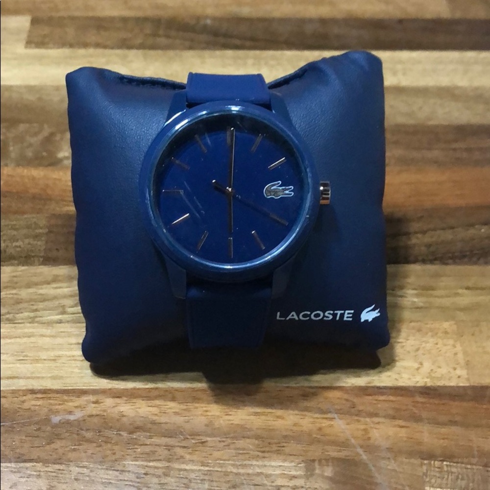 Lacoste blue watch. 🗣SOLD.